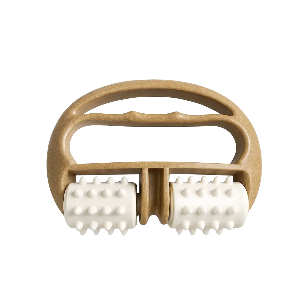 Natural Massage Brush – Coconut Fibers & Recycled Plastic-0