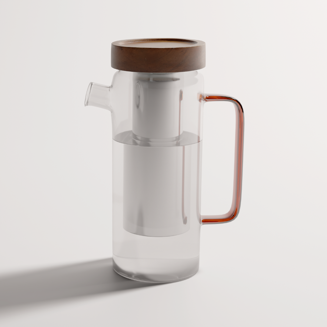 Carafe filtrante en verre 1.5L - rechargeable et écologique-2