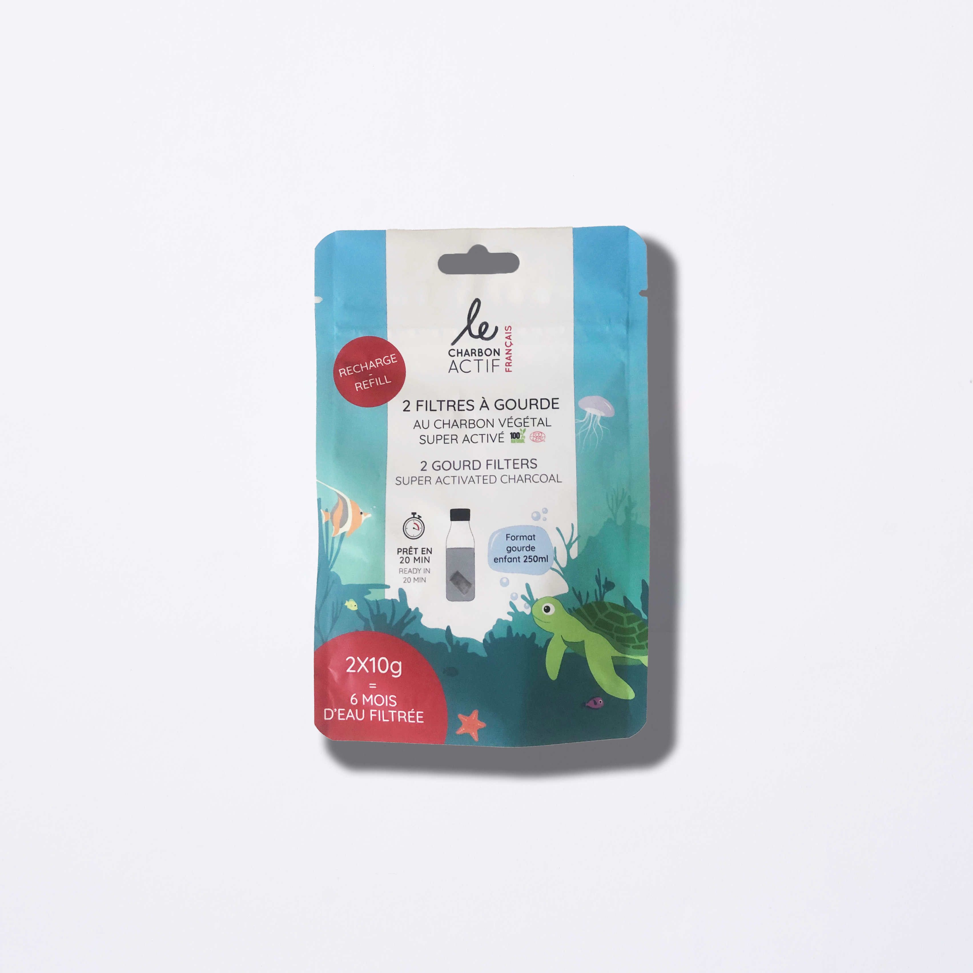 Lot de 2 filtres à gourde nomades enfant RECHARGE-0