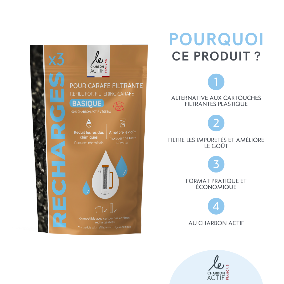 Recharges pour carafe filtrante BASIQUE-1